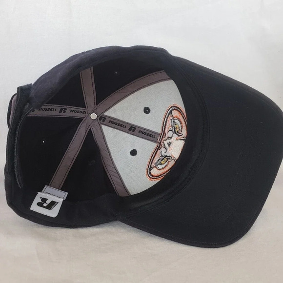 Clemson Tigers Hat Cap Mens Black Strap Back Adjustable Russell Athletic - Picture 5 of 6